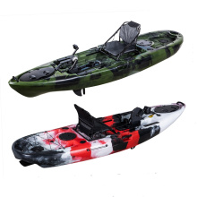 Single Seat One Person Fishing Sit on Top Pedal Drive System Plastic Kayak